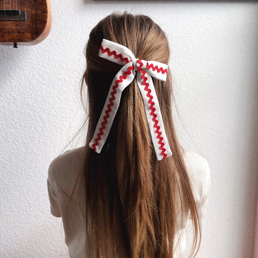 * LIMITED *Loire Bow with ric rac // Wanda – Wunderkin Co.